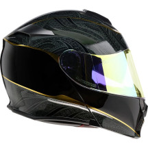 Solaris 2.0 Notorious Casco modular — XS, negro, dorado